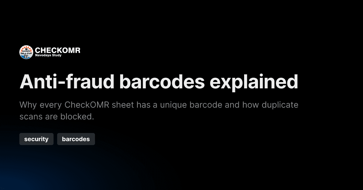 Anti-fraud barcodes explained